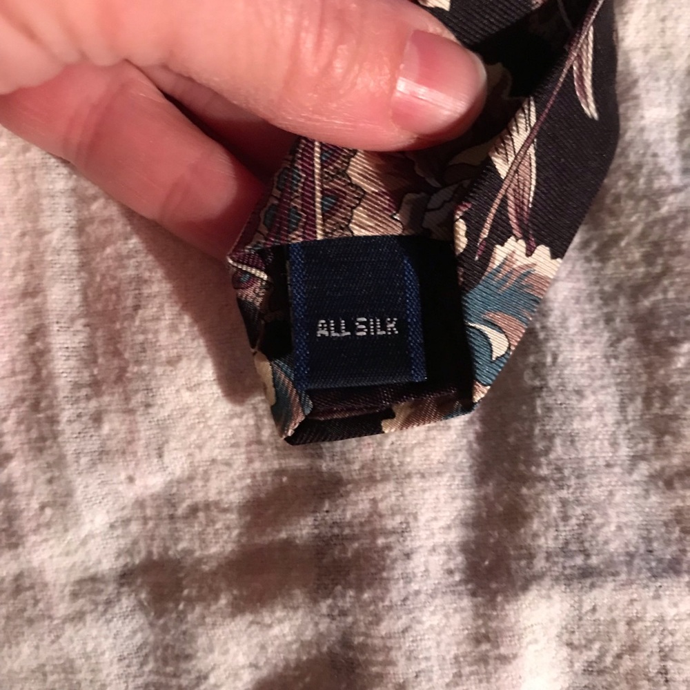 Three Blue/Grey Patterned Silk Ties - image 4